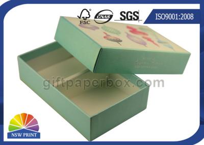 China Gold/Silver Foil Stamping Flat Gift Box Recycled Paper Gift Boxes for sale