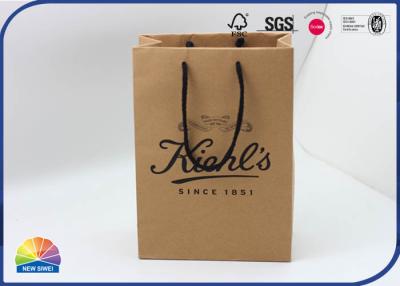 China Eco Friendly CMYK 4C Printed Kraft Paper Bags Customized Logo Packaging for sale