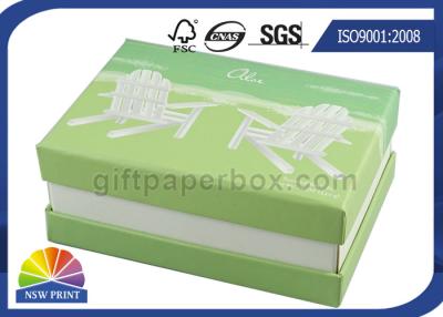 China Unfoldable Three Pieces Rigid Gift Box CMYK Color Printing Small Gift Paper Box for sale