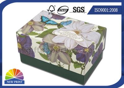 China Caja de regalo de lujo del pequeño cartón duro que empaqueta para la bomba/el jabón/la vela del baño en venta