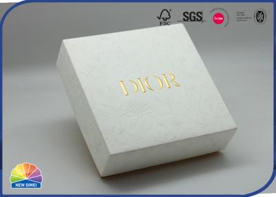 China Debossing Fully Cover Paper Gift Box Hot Foil Gold Stamping Luxury Box For Jewelry Cosmetic for sale