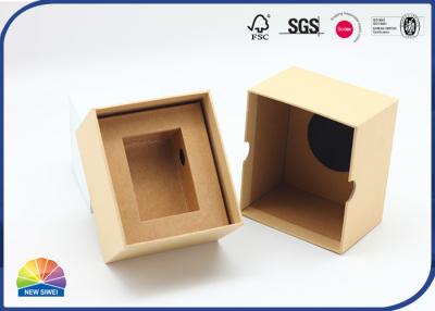 China Wood Color Recyclable Cardboard Paper Gift Box EVA Paper Tray Crashworthy à venda