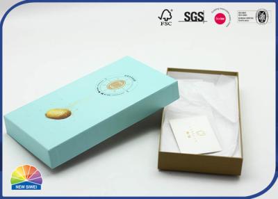 China Mint Green Pantone Color Paper Gift Box Matte Lamination Customized With Envelope for sale