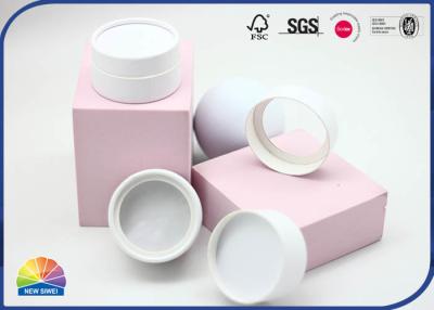 Chine Les cosmétiques de cils faux empaquettent la taille adaptée aux besoins du client blanche de luxe de empaquetage de tube à vendre