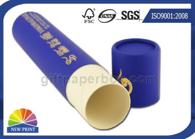 China Food White Cardboard Core Paper Packaging Tube With Pantone Color Printing for sale