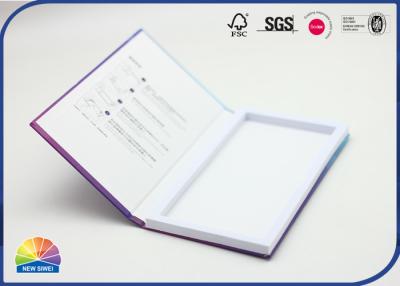 China EVA Foam Hinged Lid Gift Box For Music CD Photo Album Brochure Packaging à venda