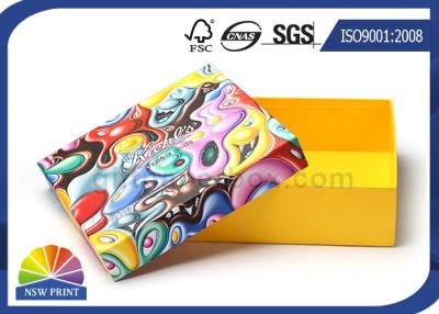 China Rectangle Chocolate Rigid Gift Box , Rigid Paper Packaging Box With Lid for sale
