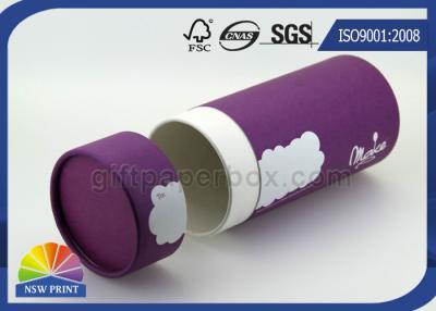 China Custom Paperboard Paper Packaging Tube , Fancy Round Paper Can Container for sale
