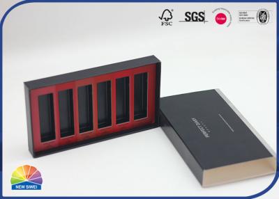 China Rigid Drawer Paper Box 4C Printing Lipstick Matte Lamination Perfume Gift Box for sale