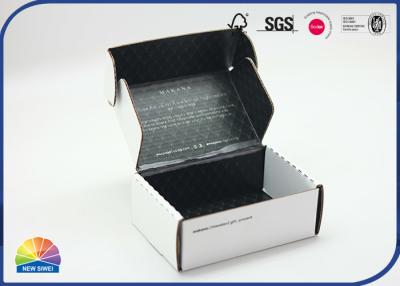 China Custom Printing Corrugated Mailer Box Portable Flat Pack Shoe Shipping Boxes for sale