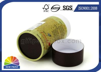 China Recyclable Honey Bottle Paper Packaging Tube Cylindrical Paper Cans Packaging for sale