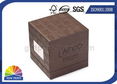 Chine Boîte de carton gris d'impression à l'encre de soja empaquetant le boîte-cadeau rigide avant de la fenêtre 3-Piece à vendre