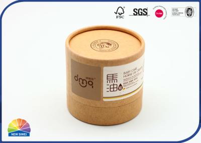 China Customized Paper Packaging Tube Facial Cream Package With Plastic Insert Bottom for sale