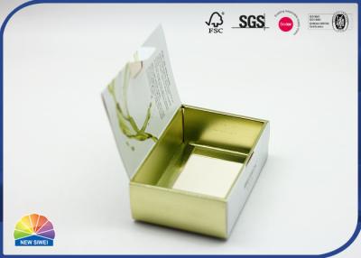 China A caixa dobrável verde 4C da caixa da caixa de presente de papel imprimiu Matte Lamination à venda