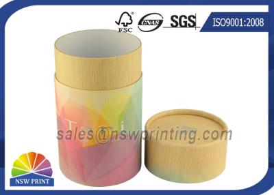 China Cartuchos de empacotamento impressos feito-à-medida de círculo de tubo do papel à venda
