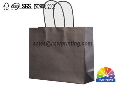 Cina Sacchetti della spesa al minuto stampati logo di carta torti dei sacchi di carta dell'abbigliamento di modo della maniglia in vendita