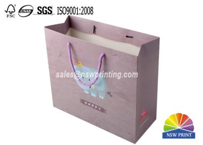 China Reinforced Fold - Over Top And Cardboard Bottom Insert Party Shopping Gift Paper Bags for sale