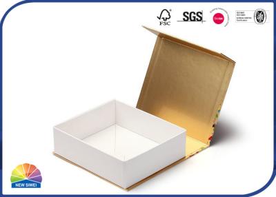 China Caixa articulada do cabaz do papel da tampa 4c da laminação cópia uv matte à venda