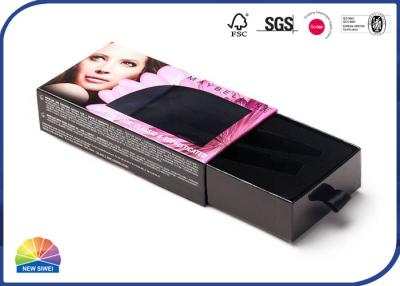 China Glossy Lamination 4c Print Eyelash Drawer Gift Box With Window for sale