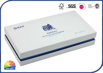 China Custom Offset 4c Print Embossed Logo Rigid Shoulder Box for sale
