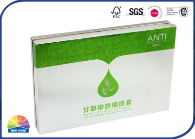 China Caja rígida de papel de embalaje de la farmacia del regalo de la cartulina del cuello del hombro en venta