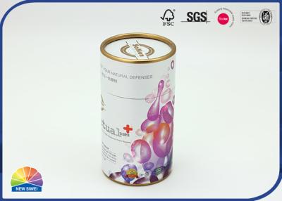中国 ふたの精油の包装を用いる4c紫外線印刷された円形の紙箱 販売のため