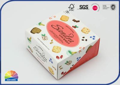 China C1S Paper Folding Carton Box Baking Cookie Packaging Spot UV Logo for sale