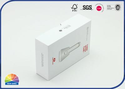 China White Print Design Logo Sturdy Gift Paper Box Shaver Packed Box for sale