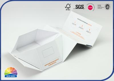 China A caixa de papel dobrável da tampa magnética forte para vidros mancha uv à venda