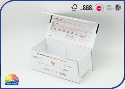 China 1200 g/m² grijze kartonnen opvouwbare geschenkdoos met aangepast Spot UV-logo Te koop