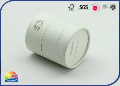 China Soy Candle Packaging Round Cylinder Tube Box Customize Logo Box for sale