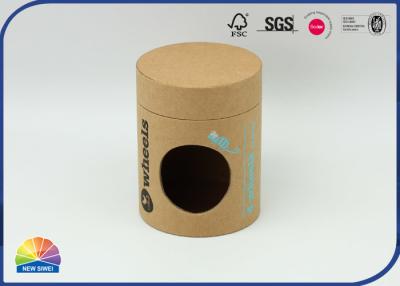 China Caja de empaquetado de papel biodegradable modificada para requisitos particulares del tubo de Kraft de la impresión en venta