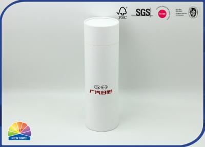 China Matte Print Rigid White Cardboard Paper Tube For Tennis Balls for sale