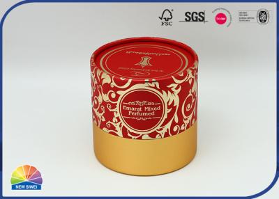 China carimbo quente feito sob encomenda de empacotamento do tubo do cilindro do papel da especialidade 120gsm à venda