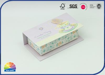 China Caja de papel con tapa abisagrada de paquete actual de impresión colorida Tamaño pequeño en venta
