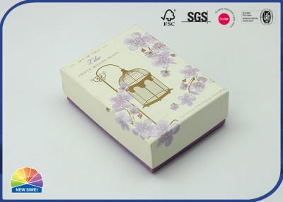 China Caja de regalo de papel de configuración de 2 piezas Caja de papel reflejada en oro Almacenamiento actual en venta