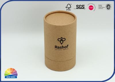 China Envases amistosos Matte Varnishing del tubo de cartulina de los cosméticos de Eco en venta