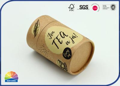 중국 광택이 없는 버니싱을 패키징하는 UV 프린트 실린더 판지 튜브 판매용