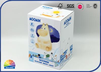 China Glossy Lamination Printed Corrugated Box Night Light Packaging for sale