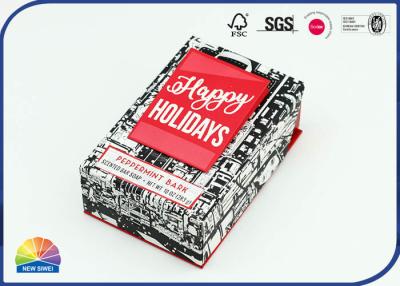 Κίνα Glittering Words Αρθρωτό καπάκι άκαμπτο χάρτινο κουτί Δώρο φεστιβάλ προς πώληση