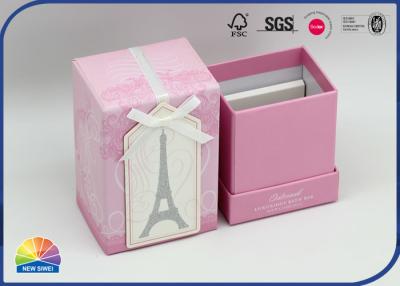 China Caja rígida robusta reciclada del hombro de la farmacia del rosa para la barra de labios en venta