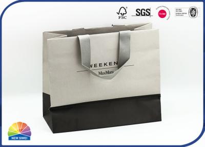 Cina stampa dei sacchetti della spesa 2c della carta di specialità 200gsm con le ampie maniglie in vendita