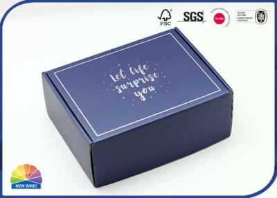 China Impressão ondulada de carimbo de prata do lenço do bloco da caixa do encarregado do envio da correspondência para dentro à venda