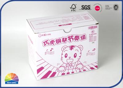 China Pink Offset CMYK Printing Corrugated Packaging Box Matte Recycled for sale