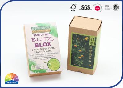 China Matt Varnishing 350Gsm Kraft Paper Folding Carton Box Drawer Food Box for sale