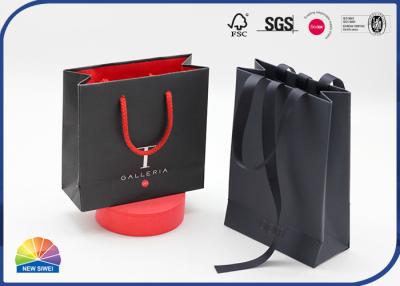 China 190gsm Specialty Paper Shopping Bags 4C Printed With Twisted Handles for sale