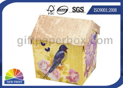 China House Shape Fancy Art Paper Gift Box for Christmas / Festival , Toys Paper Packing Boxes for sale