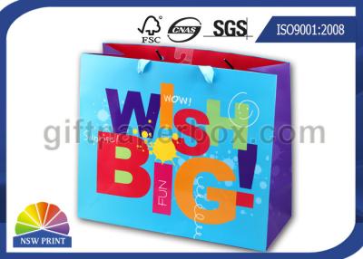 China Custom Made Printing Wrapping Paper Gift Bag with UV Finishing for Party / Event for sale