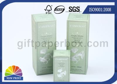 China Eco Friendly Printing Folding Carton Box / Skincare Paper Packing Boxes for sale