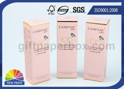 Chine Feuille d'or de tirage en couleurs de Pantone emboutissant la boîte de papier d'emballage pour des produits de cosmétiques à vendre